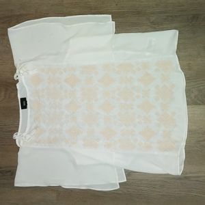 ⭐3/$10⭐Mossimo Sheer Peasant Top